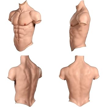 Amazon.co.jp: [SUAISKR] 筋肉スーツ ファスナー付きのシリコン